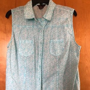 Printed Sleeveless Top